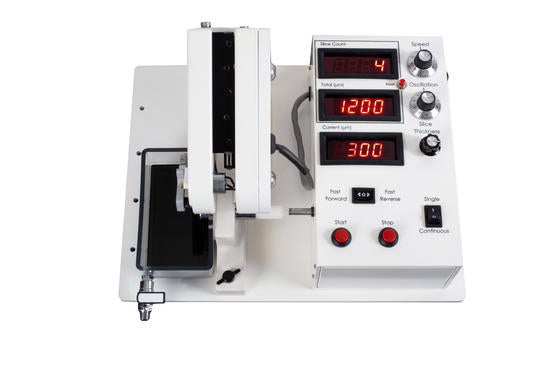 Compresstome by Precisionary cuts really thin live sections Promising tissue slicer for private lab